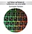 TECLADO GAMER SEMI-MECÂNICO LED RAINBOWM KNUP KP-TE113 80% PRETO - Imagem 3