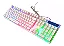 TECLADO GAMER SEMI-MECÂNICO RETROILUMINADO ICE ARMOR BK30 BRANCO - Imagem 2