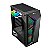 GABINETE GAMER HAYOM GB1713 RGB LATERAL DE VIDRO PRETO - Imagem 2