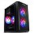 GABINETE GAMER LIKETEC CYCLE MID TOWER ACRÍLICO M-ATX BLACK SEM FONTE - Imagem 2