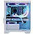 GABINETE GAMER K-MEX POSEIDON CG-W1H5 MID TOWER VIDRO TEMPERADO MICRO-ATX WHITE SEM FONTE SEM FAN - Imagem 3