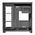 GABINETE GAMER LIKETEC ZEUS PRO GLASS MID TOWER VIDRO TEMPERADO ATX BLACK SEM FONTE SEM FAN LC-CB3X3-ZEUS-2089 - Imagem 8
