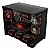 GABINETE GAMER LIKETEC MADNESS CUBE DESIGN MID TOWER VIDRO TEMPERADO M-ATX BLACK SEM FONTE SEM FANS - Imagem 2
