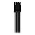 KIT CABO SLEEVED PREMIUM CS110 1X 24P 1X 4+4P 2X 6+2P 300MM PRETO - Imagem 3