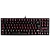 TECLADO MECÂNICO GAMER REDRAGON KUMARA LED VERMELHO PRETO SWITCH RED ANTI-GHOSTING - Imagem 1