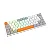 TECLADO MECÂNICO GAMER REDRAGON AKALI RGB SWITCH BROWN ABNT2 LAYOUT 60% BRANCO CINZA E LARANJA - Imagem 2