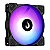 KIT 3 COOLER FANS RISE MODE X ARGB 120MM PRETO - Imagem 2