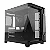 GABINETE GAMER ALSEYE CYCLE 360 MID-TOWER LATERAL DE VIDRO PRETO - Imagem 1