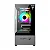 GABINETE GAMER CLANM NIGHT MEGALON PRETO LATERAL E FRONTAL EM VIDRO TEMPERADO - Imagem 5