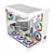 GABINETE GAMER DRAXEN ARBATON BRANCO COM LATERAL E FRONTAL EM VIDRO TEMPERADO - Imagem 1