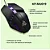 MOUSE GAMER KNUP ANÚBIS KP-MU019 1200DPI COM FIO PRETO COM LED RAINBOW - Imagem 4