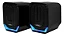 CAIXA DE SOM KNUP 2.0 12W COM LED AZUL KP-RO823 - Imagem 1