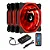 KIT COOLER RISE MODE AURA 3X120MM RGB PRETO - Imagem 2