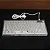 TECLADO GAMER MECÂNICO 70% REVENGER BLACKLION SEM FIO HOTSWAP SWITCH WHITE COM KNOB DE VOLUME TE-BKL007 - Imagem 4