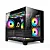 GABINETE GAMER HUSKY DOME 210 MINI TOWER M-ATX LATERAL E FRONTAL EM VIDRO PRETO - Imagem 1