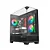 GABINETE GAMER LIKETEC MAHAL DARK MID TOWER CUBE DESIGN VIDRO TEMPERADO PRETO - Imagem 2