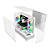 GABINETE GAMER LIKETEC MAHAL SNOW MID TOWER CUBE DESIGN VIDRO TEMPERADO BRANCO - Imagem 3