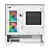 GABINETE GAMER LIKETEC MAHAL SNOW MID TOWER CUBE DESIGN VIDRO TEMPERADO BRANCO - Imagem 7