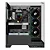 GABINETE LIKETEC GAMER EMPIRE DARK SKY TOWER ATX LATERAL E FRONTAL EM VIDRO TEMPERADO PRETO - Imagem 3