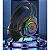 HEADSET GAMER LEHMOX LEY-2262 PRETO COM LED RAINBOW P3 + 2 P2 - Imagem 6