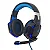HEADSET GAMER KNUP HATHOR 455A PRETO COM LED AZUL P3 + 2 P2 - Imagem 1