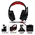 HEADSET GAMER KNUP HATHOR 455A PRETO COM LED AZUL P3 + 2 P2 - Imagem 2