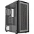GABINETE GAMER BLUECASE X-FRAME BG-050G CINZA LATERAL DE VIDRO - Imagem 1