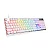 TECLADO GAMER MECÂNICO KNUP MADSET TE136 BRANCO SWITCH RED - Imagem 1
