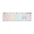 TECLADO GAMER MECÂNICO KNUP MADSET TE136 BRANCO SWITCH RED - Imagem 2