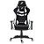CADEIRA GAMER SUPERFRAME SPORT RECLINÁVEL 2D PRETA E BRANCA - Imagem 3