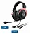 HEADSET GAMER ONISTEK ON-FN650 PRETO COM VERMELHO USB-C E USB-A - Imagem 2