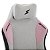 CADEIRA GAMER SUPERFRAME ATLAS RECLINÁVEL 3D TECIDO CINZA E ROSA - Imagem 7