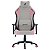 CADEIRA GAMER SUPERFRAME ATLAS RECLINÁVEL 3D TECIDO CINZA E ROSA - Imagem 2