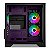 GABINETE GAMER MANCER CV100 PURPLE EDITION MID-TOWER LATERAL DE VIDRO PRETO - Imagem 4