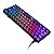 TECLADO GAMER MAGNÉTICO MANCER AMETHYST 60% PRETO COM ROXO COM FIO LED ARGB - Imagem 5