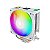 AIR COOLER REVENGER BRANCO LED RAINBOW 1X FAN 120MM 4 HEATPIPES G-VR357 - Imagem 1