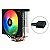 AIR COOLER REVENGER PRETO LED RAINBOW 1X FAN 120MM 4 HEATPIPES G-VR357 - Imagem 5