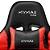 CADEIRA GAMER MYMAX MX5 RECLINÁVEL EM COURO SINTÉTICO PRETO COM VERMELHO - Imagem 4