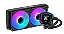 WATER COOLER 240MM ROUND5 BOREAH PRETO COM DISPLAY DE TEMPERATURA PARA INTEL E AMD - Imagem 2