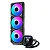 WATER COOLER 360MM ROUND5 BOREAH PRETO COM DISPLAY DE TEMPERATURA PARA INTEL E AMD - Imagem 2