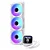 WATER COOLER 360MM ROUND5 BOREAH BRANCO COM DISPLAY DE TEMPERATURA PARA INTEL E AMD - Imagem 1