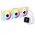 WATER COOLER 360MM ROUND5 BOREAH BRANCO COM DISPLAY DE TEMPERATURA PARA INTEL E AMD - Imagem 3