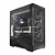 GABINETE GAMER ROUND5 ICEBOX BLACK PRETO COM LATERAL E FRONTAL EM VIDRO TEMPERADO - Imagem 1
