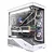 GABINETE GAMER ROUND5 ICEBOX WHITE BRANCO LATERAL E FRONTAL EM VIDRO TEMPERADO - Imagem 1