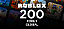 Roblox 200 Robux - Código Digital - Imagem 1