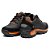 Tênis Adventure Trekking Trilha Trabalho ZarbShoes Shelga Preto Laranja - Imagem 4