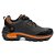 Tênis Adventure Trekking Trilha Trabalho ZarbShoes Shelga Preto Laranja - Imagem 1