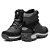 Bota Coturno Adventure Cano Alto Trilha Trekking Semi Impermeável ZarbShoes Shelga Preto C.A 52.083 - Imagem 3