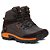 Bota Coturno Adventure Cano Alto Trilha Trekking Semi Impermeável ZarbShoes Shelga Café C.A 52.083 - Imagem 2
