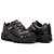 Tênis Unissex Adventure Trekking Trabalho Couro Ecológico ZarbShoes Preto - Imagem 4
